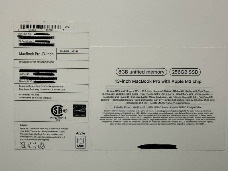 MacBook Pro M2 13 Inches 1
