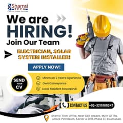 Electrician for Solar system