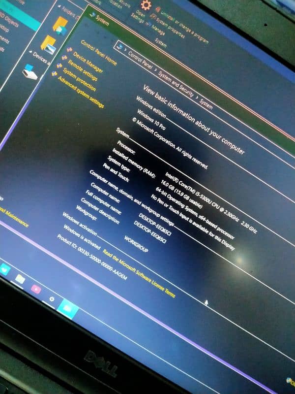 Dell CORE i5 16GB RAM 5th generation 2