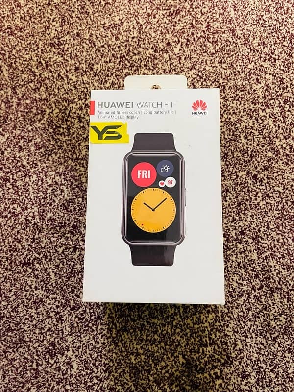 Huawei watch fit-73F urgent sale full accessories 3