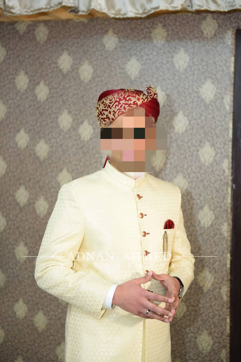 Sherwani set (sherwani + kulla) medium 1