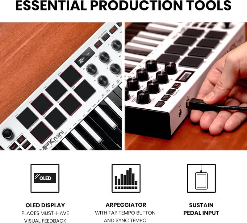 Akai Professional MPK Mini MK3 - 25 Key USB MIDI Keyboard Controller 6