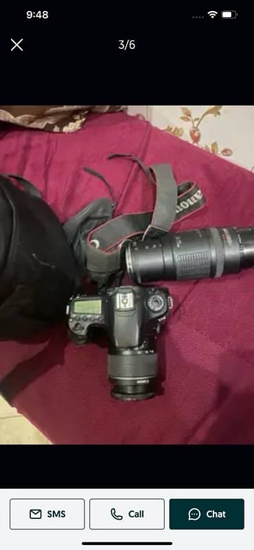 canon 60D camera with 2 Lense 2