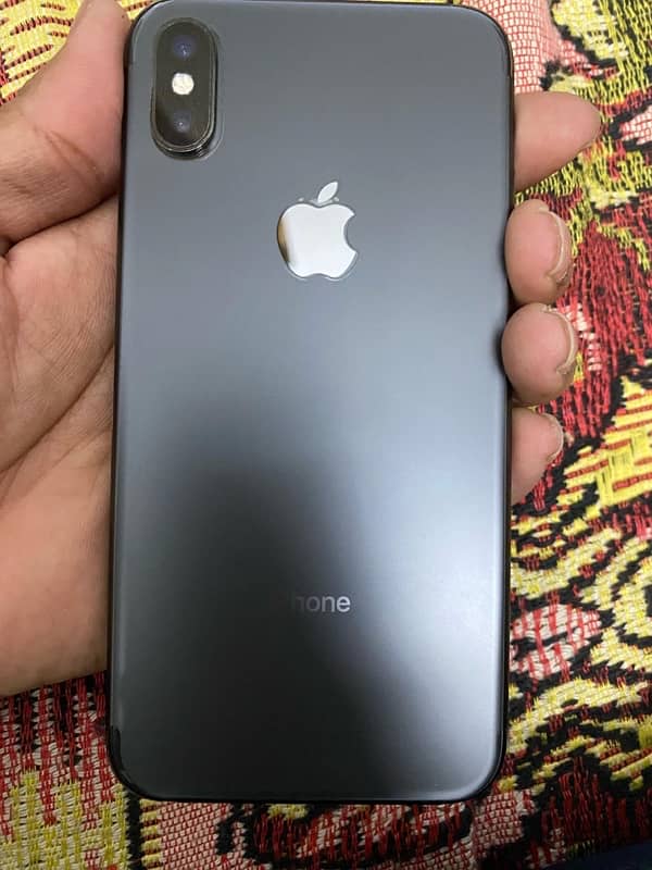iPhone x 256 GB memory pta approved scratch less 3