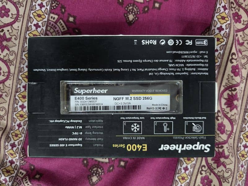 M. 2 SSD 256gb (Brand New) 0