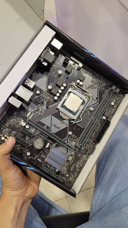 i5-8500 with Asus Prime H310M-K 0