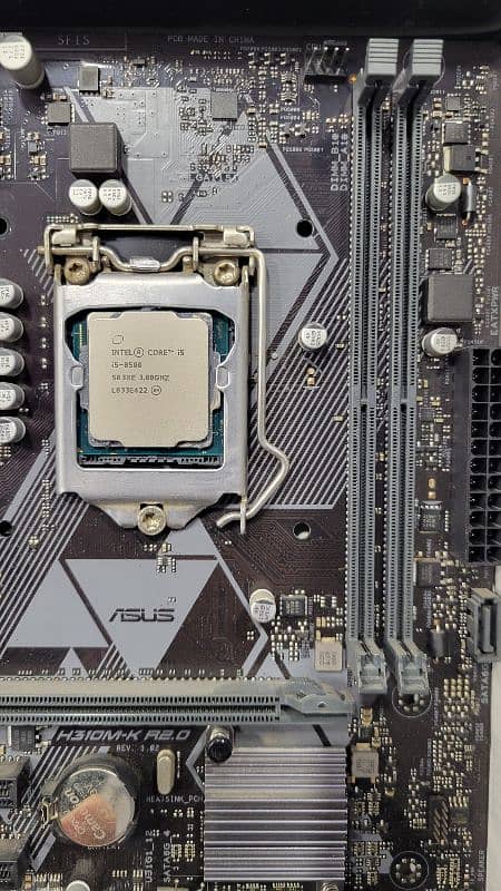 i5-8500 with Asus Prime H310M-K 1