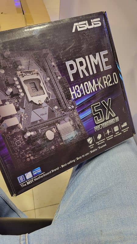 i5-8500 with Asus Prime H310M-K 2