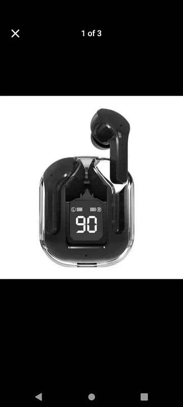 Air31 Earbuds Wireless | Crystal Transparent Bluetooth 5.3 0