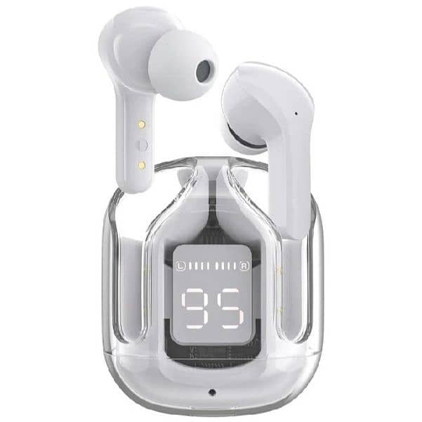 Air31 Earbuds Wireless | Crystal Transparent Bluetooth 5.3 3