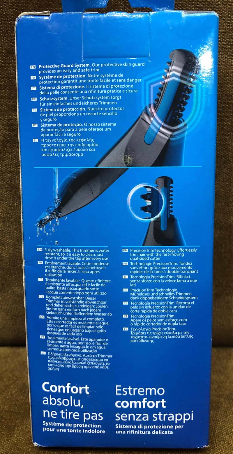 Nose trimmer NT 3000 Nose Ear Eyebrow trimmer Original Philips UK 1