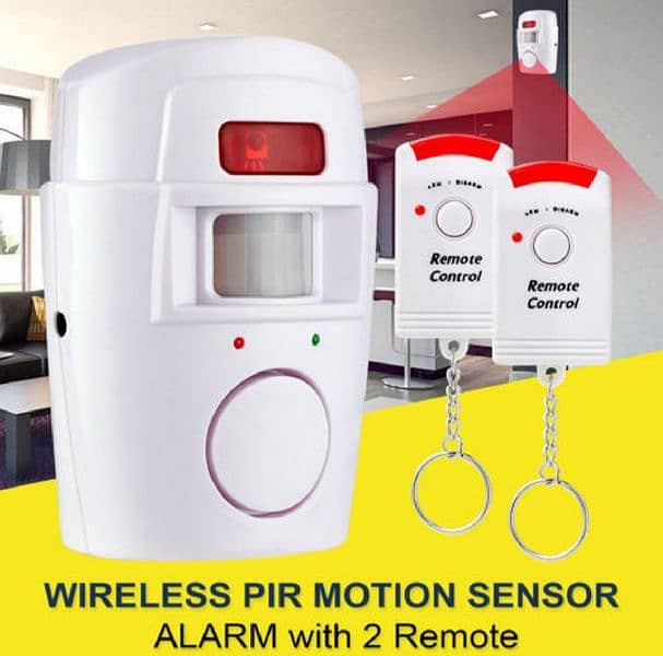 Wireless motion sensor work with remote 0