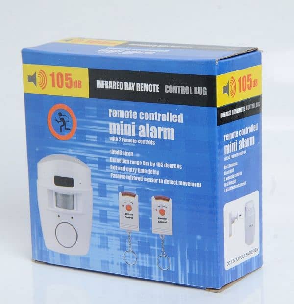 Wireless motion sensor work with remote 5