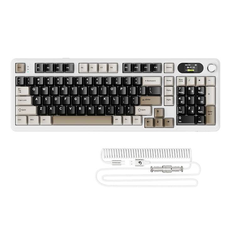 Attack Shark X85PRO Wireless RGB Mechanical Keyboard – Cheese/Lavender 4