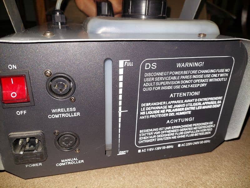FOG MACHINE (smoke) - FOGGER X-1500 + liquid 3