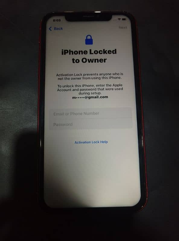 iphone XR icloud lock 0