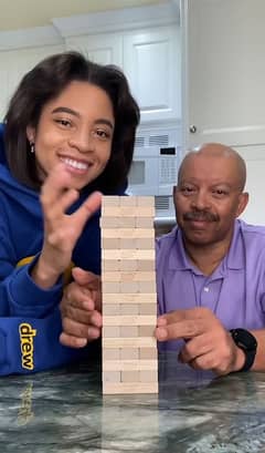 wood tumbling Tower