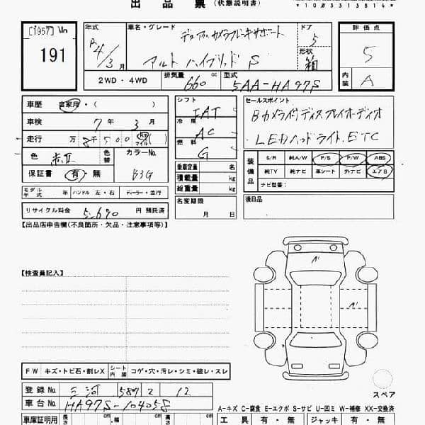 Suzuki Alto Hybrid S LED | Model 2022 | Grade 5A 13