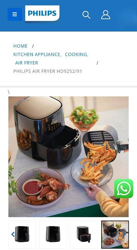 PHILIPS Airfryer 9252/91 3