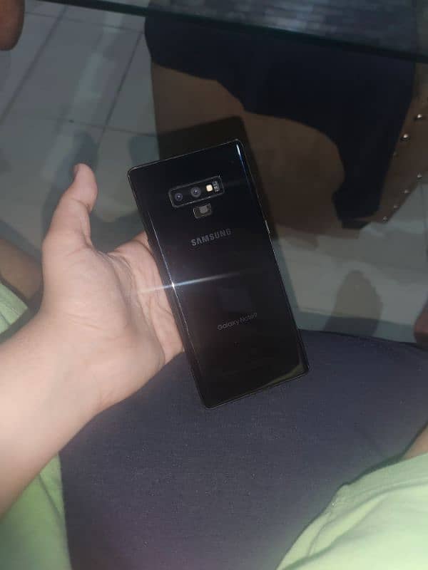 Samsung note 9 6/128 dual sim officially pta approved black color 1