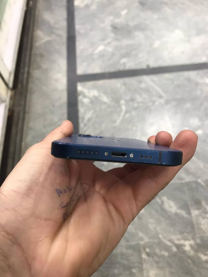 IPHONE 12 64 90 HEALTH BLUE FACTORY UNLOCK ONLY PHONE SIMS NOT CONFIRM 0