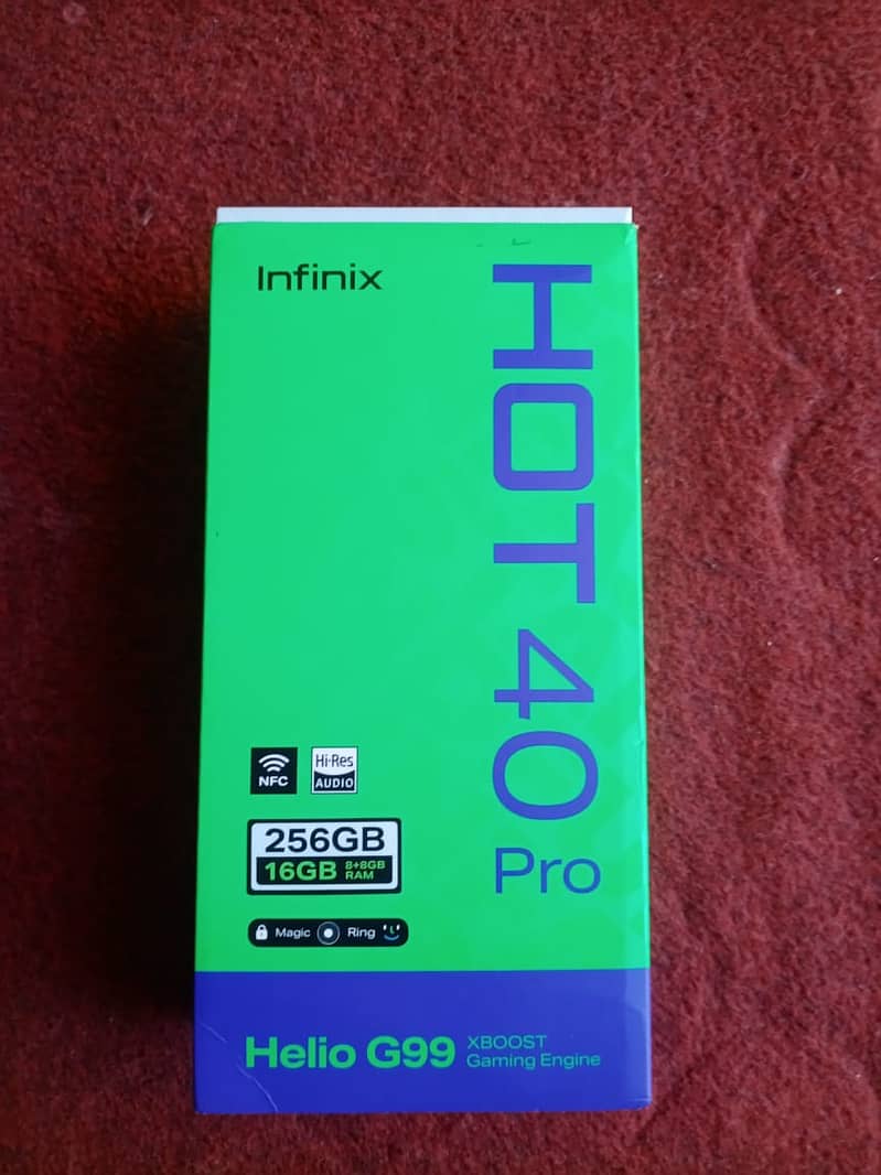 Infinix Hot 40 Pro (8gb+256gb) 10