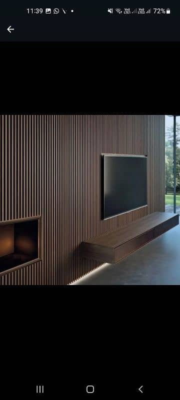 Media Wall available with fitting 3