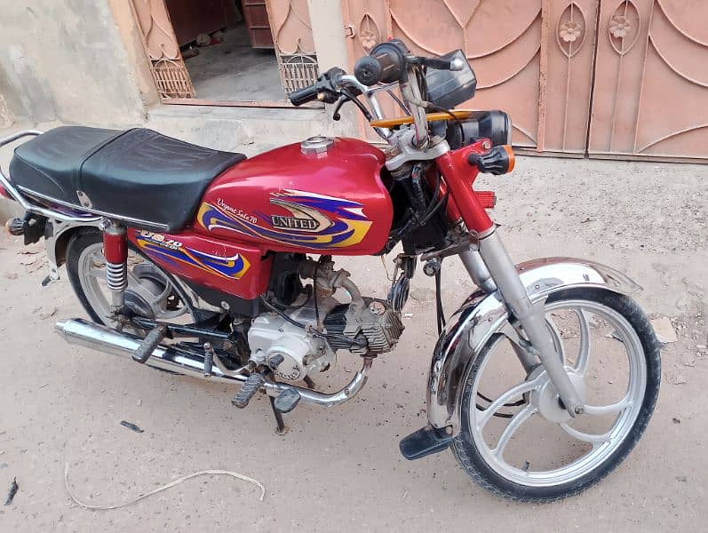 United 70cc With Alloy Rim 0