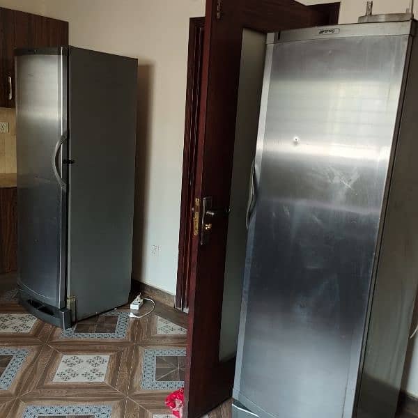 SMC brand fridge + freezer 0