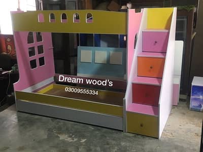 bunk bed 3 in 1 for sale