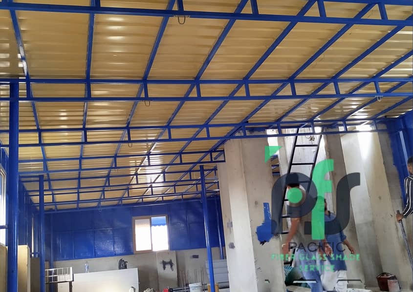 Fiber shades/fiberglass sheets/fiberglass window/fiber steel work 6