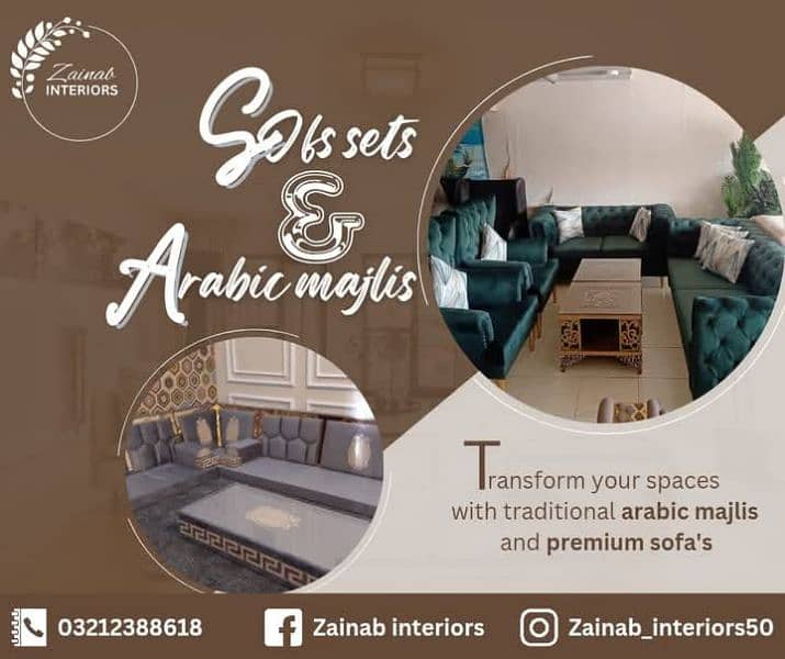 sofa set and Arabic majlis 4
