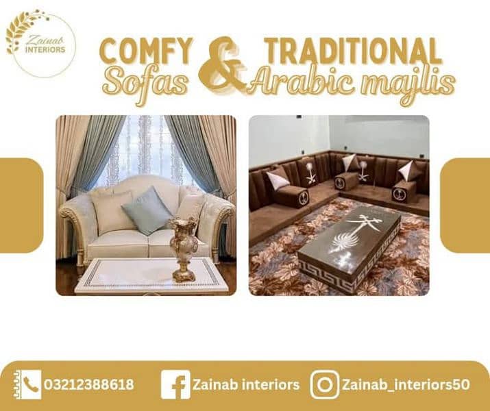 sofa set and Arabic majlis 5