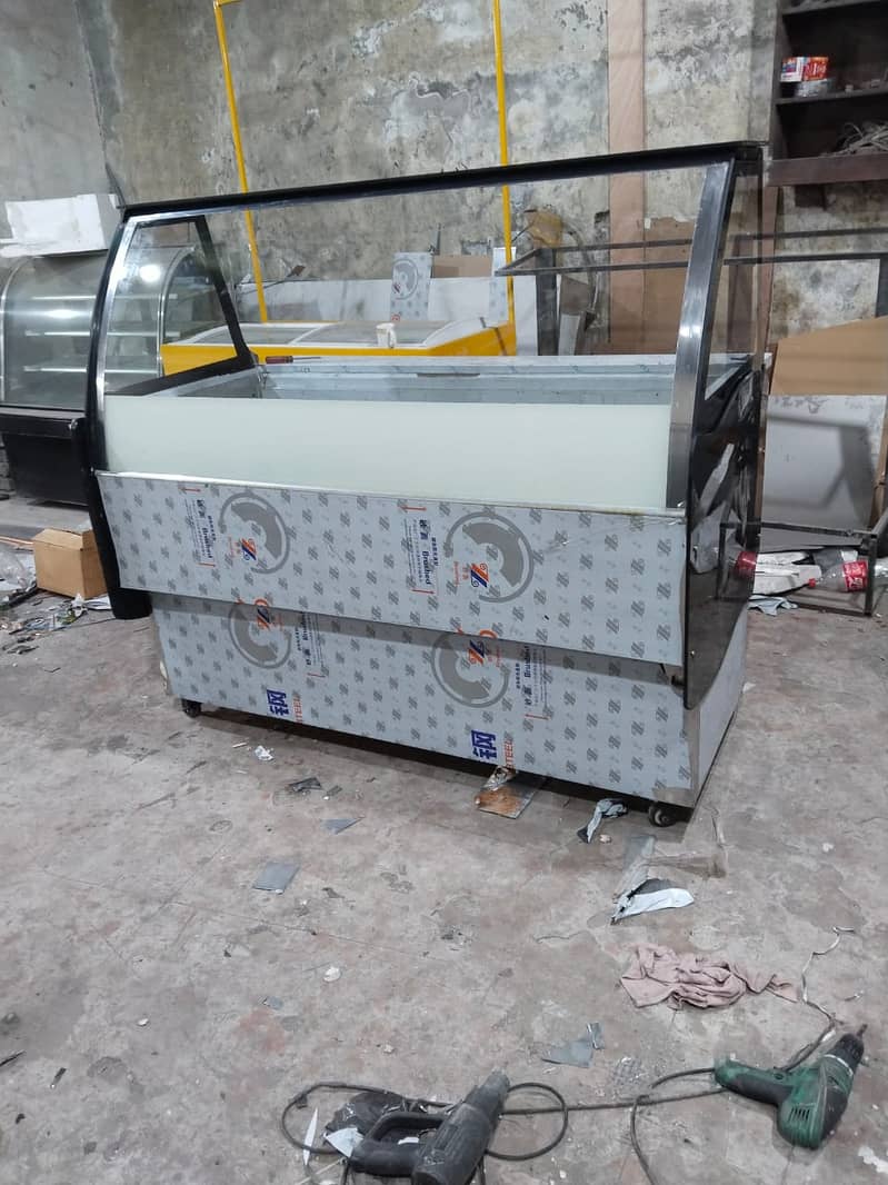 Ice Cream Display Freezer / ICE Cream counter Display Freezer for sal 0