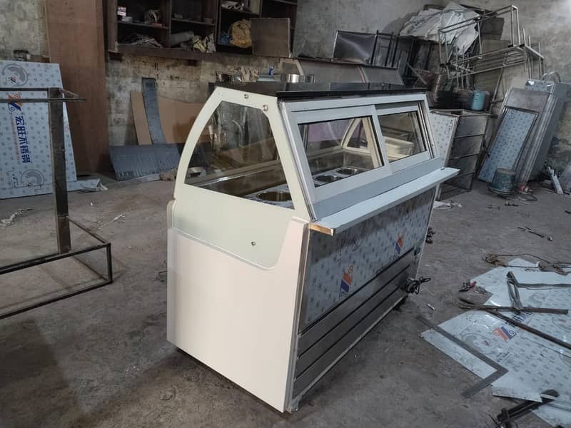 Ice Cream Display Freezer / ICE Cream counter Display Freezer for sal 3