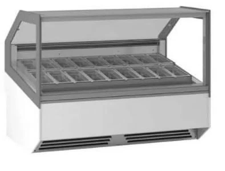 Ice Cream Display Freezer / ICE Cream counter Display Freezer for sal 10