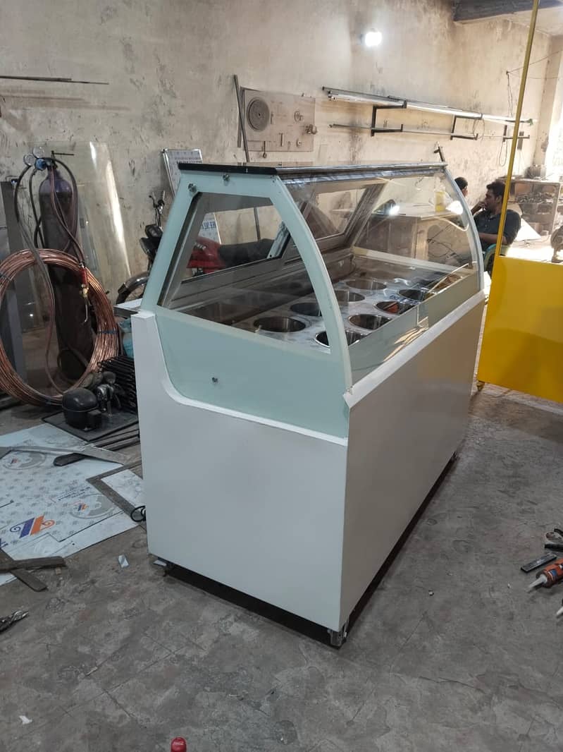 Ice Cream Display Freezer / ICE Cream counter Display Freezer for sal 6