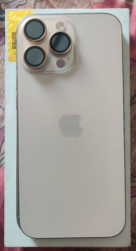 Iphone 16 Pro Max Desert Titanium 512GB PTA Approved 0