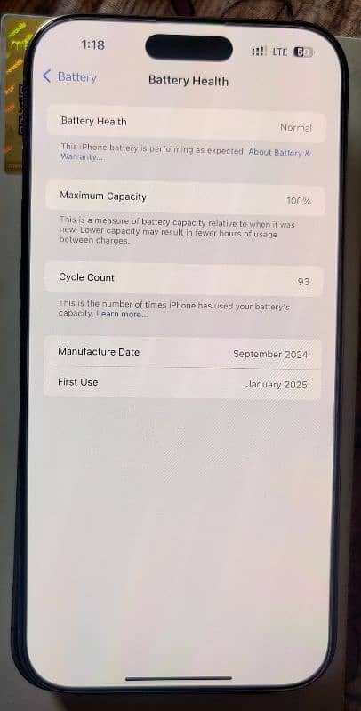 Iphone 16 Pro Max Desert Titanium 512GB PTA Approved 4