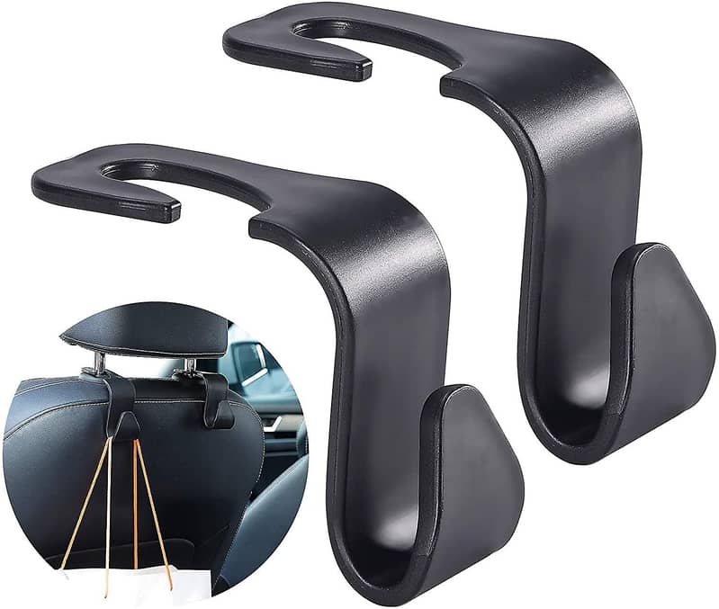 Bulk Order Available | Plastic ABS Headrest Hooks for car Organizer 3
