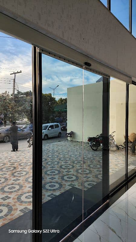 Automatic Sliding Glass Doors #autodoor #sensordoor #glassdoor 1