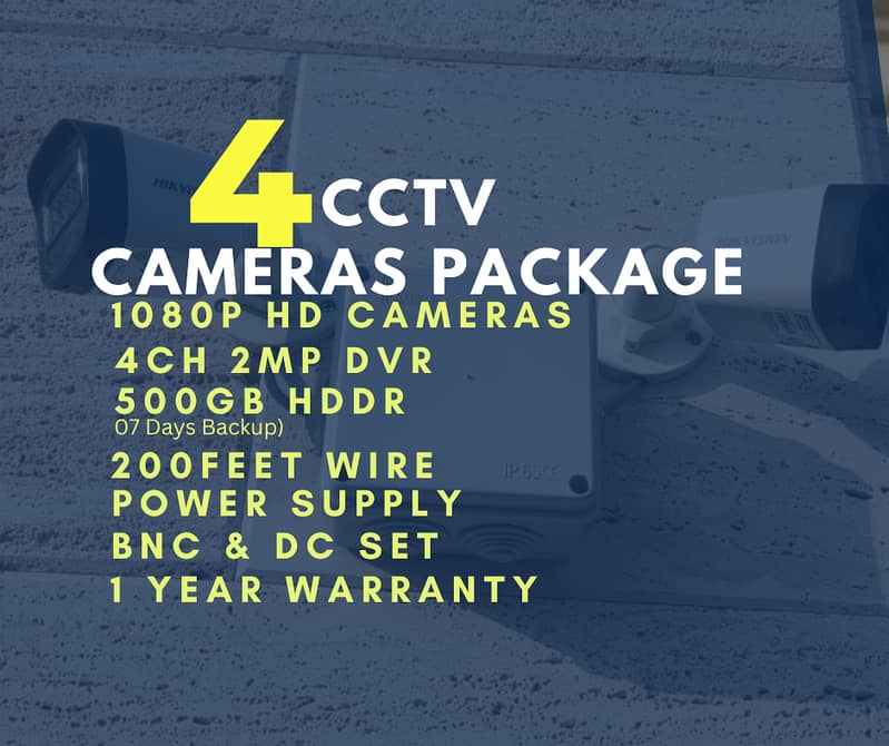 CCTV Camera Dahua Hikvision - CCTV Security HD Camera 0