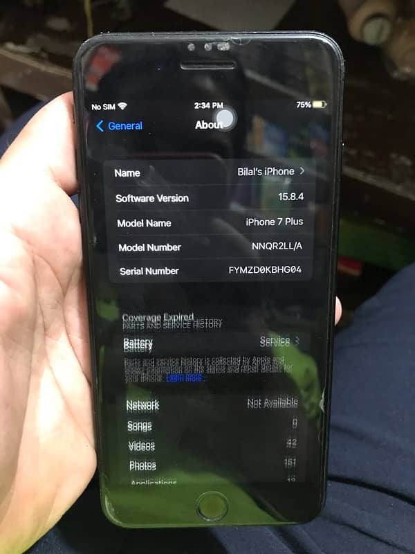 iphone 7plus jv  32gb non pta 6