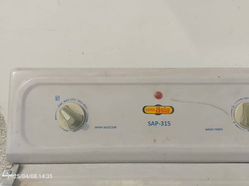 super Asia washer machine 2nd all ok but Thora SA slow ha 2