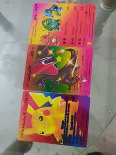 3 Rainbow pokemon cards