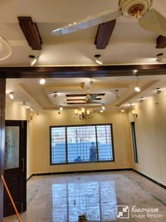 40x80 Marble Flooring Separate Gate Ground Portion Corner House Available On Rent In I-8 Near Shifa Hospital