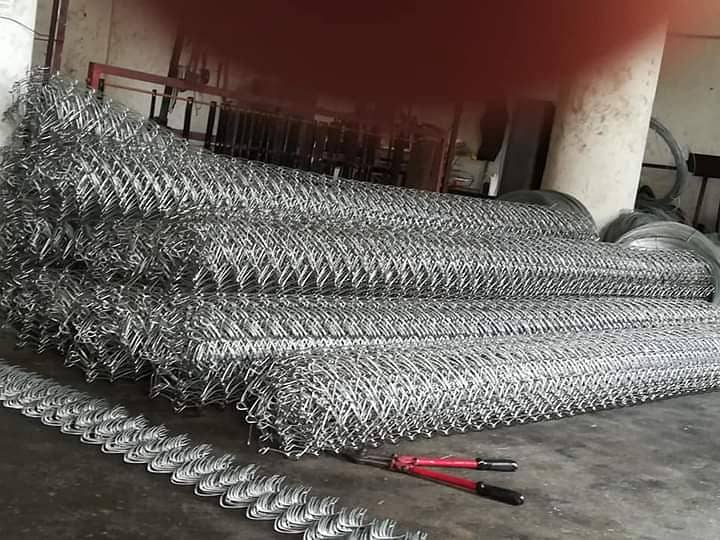 hotdipped Galvanized Chainlink Fence, Pvc coated Chainlink 12