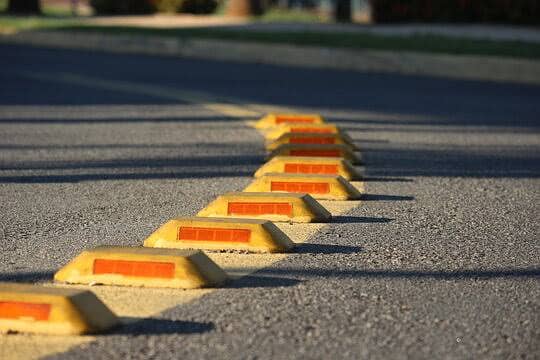 Road Barrier- Road Studs - Anti glare Sheet |Precaution Signboards 9