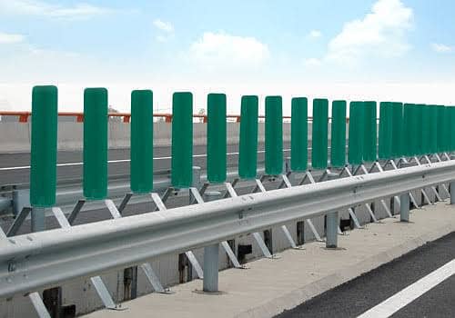 Road Barrier- Road Studs - Anti glare Sheet |Precaution Signboards 10