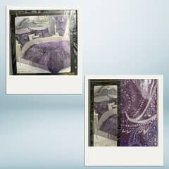 quilt cover with two pillow covers